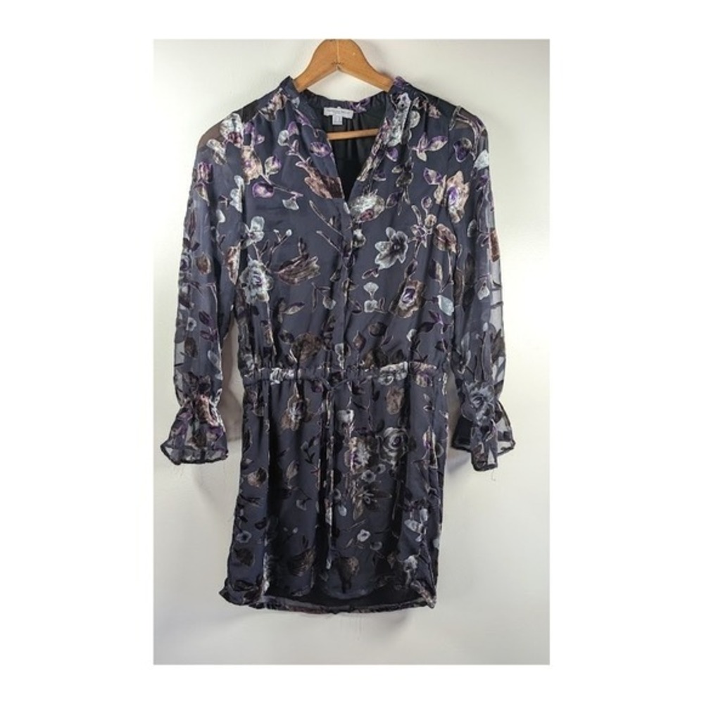 Carolina Belle Dress Women's Size‎ 6 Velvet Burnout Fairy Boho Whimsigoth Mini